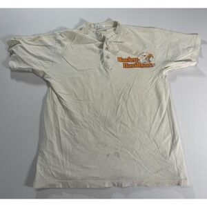 Harley Davidson 1986 R.K. Stratman Co 3 Button White 25th Anniversary T-Shirt L